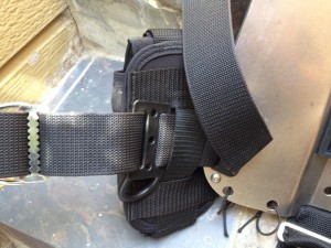 16LB QB Weight Pocket attached with belt D ring