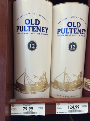 Old Pulteney Scotch 12 Year Canadian Pricing