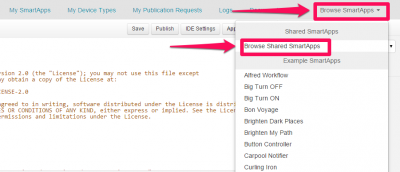 Browse SmartApps