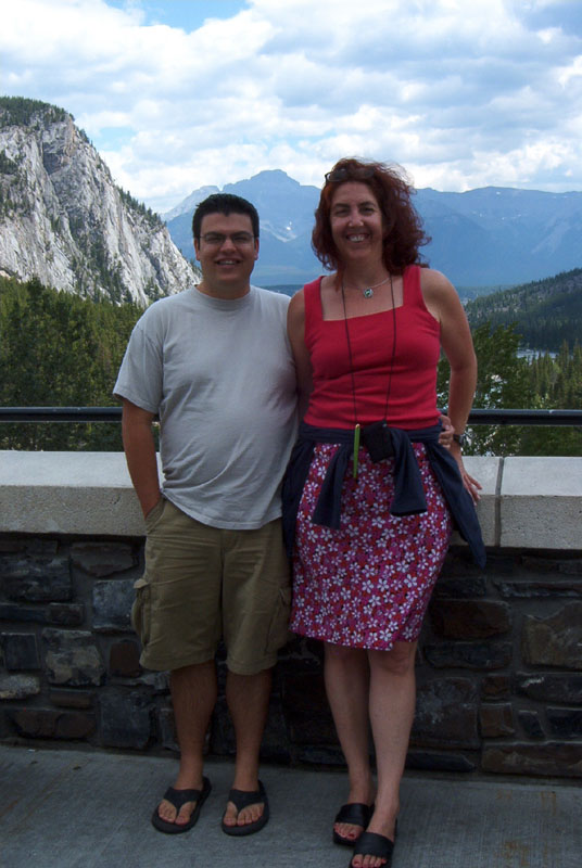 Chris and Anna in Banff