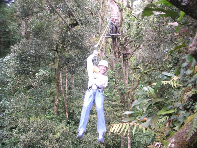 Paul on the zipline