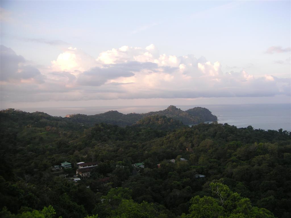 Looking over Quepos and Manuel Antonio