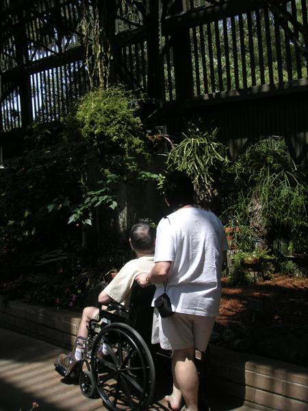 Mom and Dad in the Botanical Building