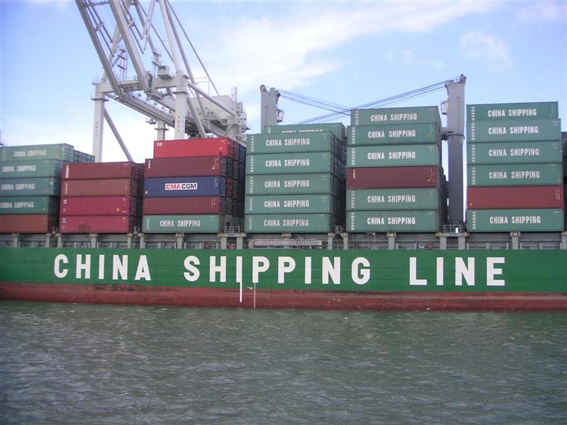 China Shipping Line container ship