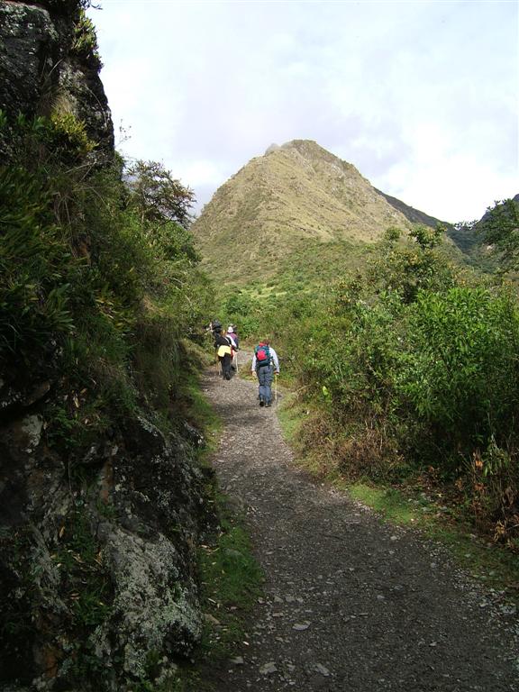 Second day climbing to dead woman's pass