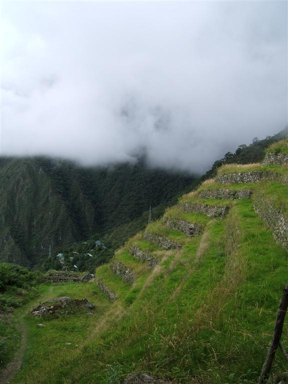 The terraces of Intipata have a convex shape