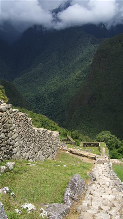 Looking down towards the Urubamba Valley