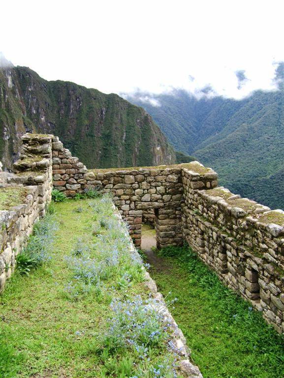 Ruins of a house on Huayna Picchu