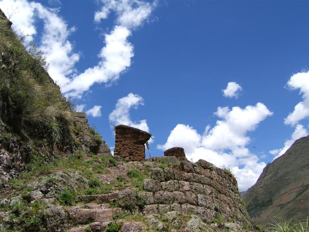 Remains of an Inka mud brick building