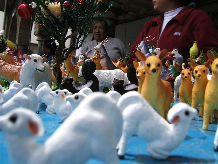 Nativity set animals