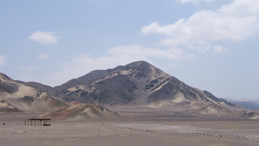 Nazca hills and grave sites