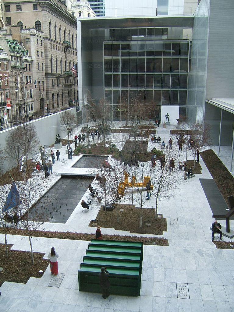 MoMA courtyard