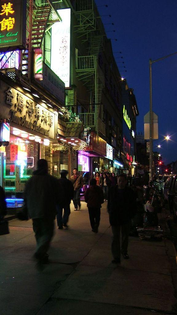 Dusk in Chinatown