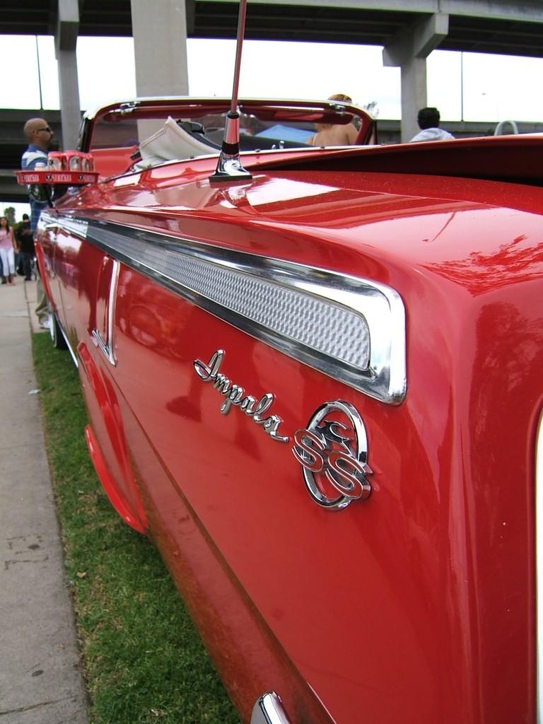 Red Impala lowrider