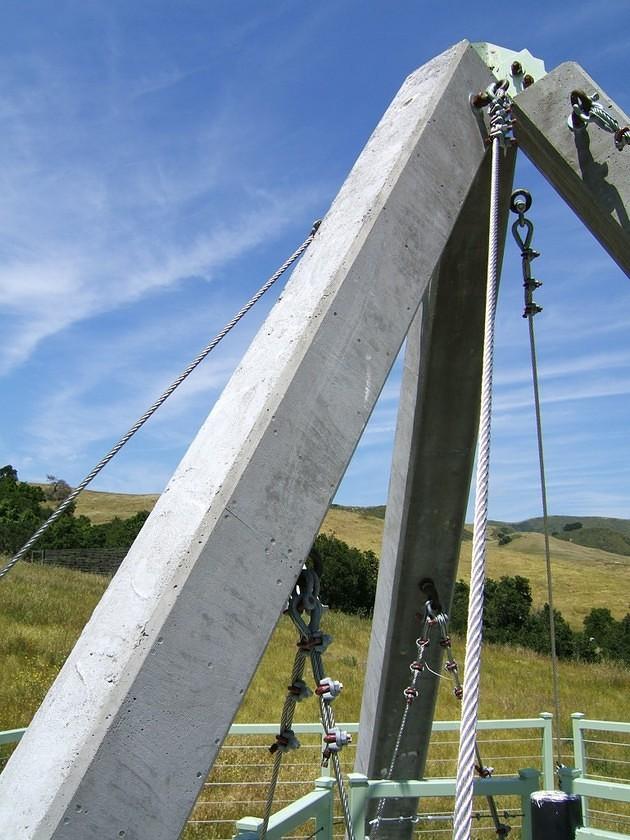 New concrete and steel tensile platform