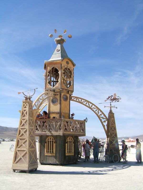 Clockworks - 30' tower stuffed full of wooden gears