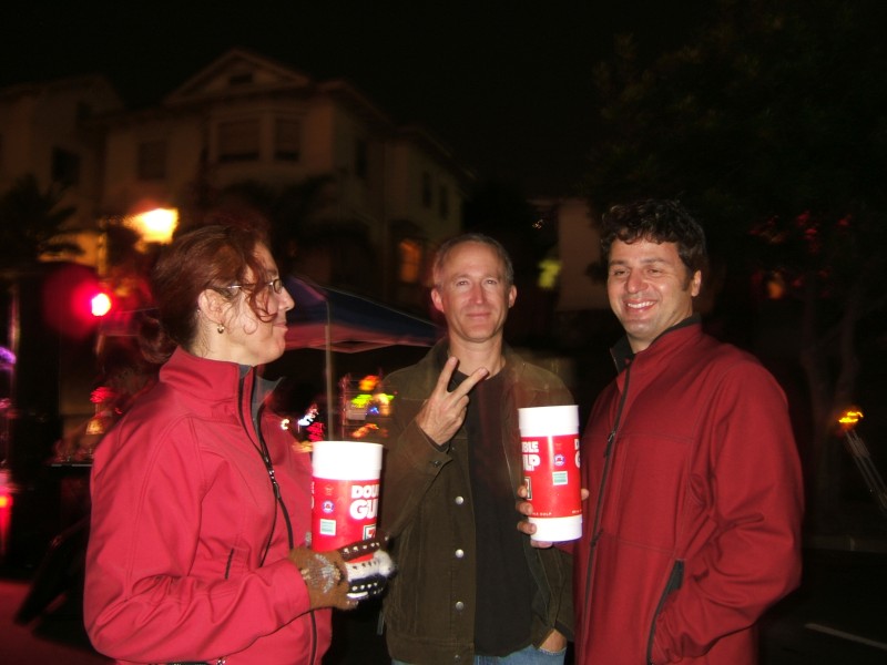 Anna, Paul, and Pete at the Golden Hill Block party