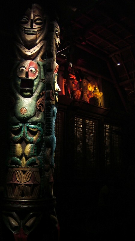 Wide eyes in the Tiki room