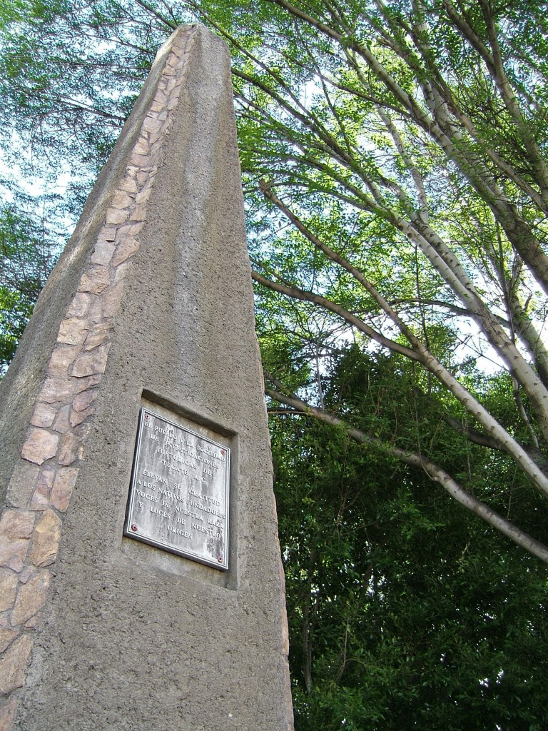 Monuments in Tecate's park.