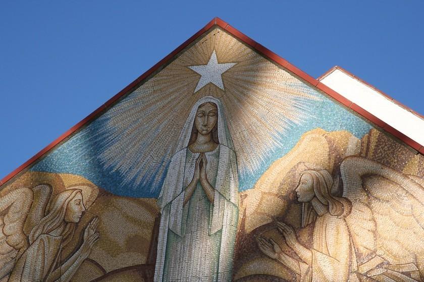 Mary Star of the Sea mosaic