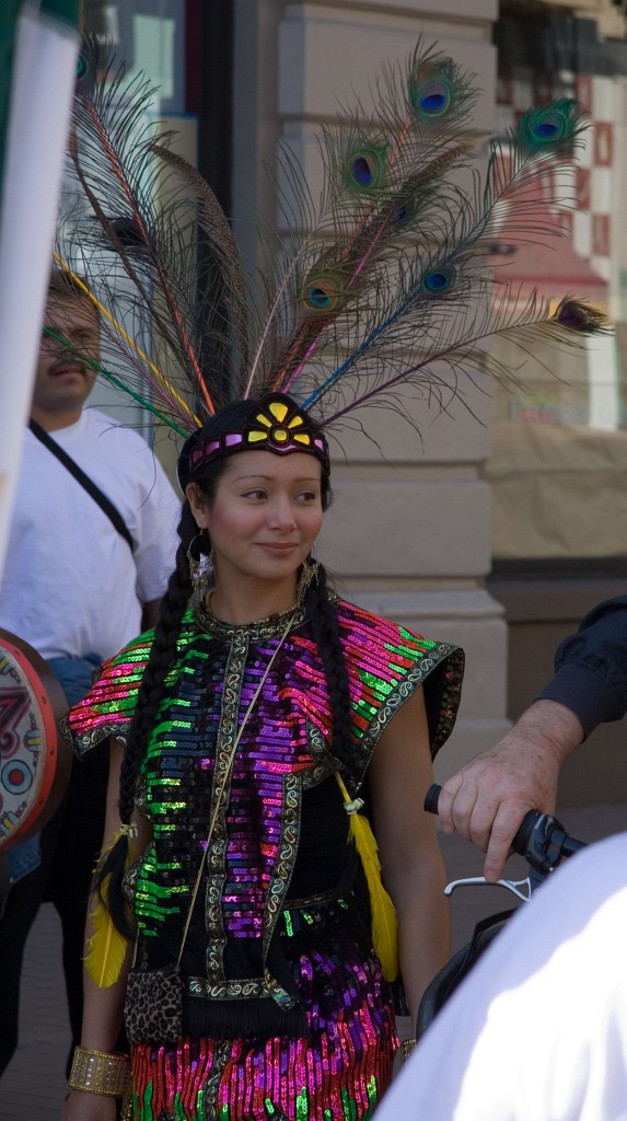 Colorful dancer