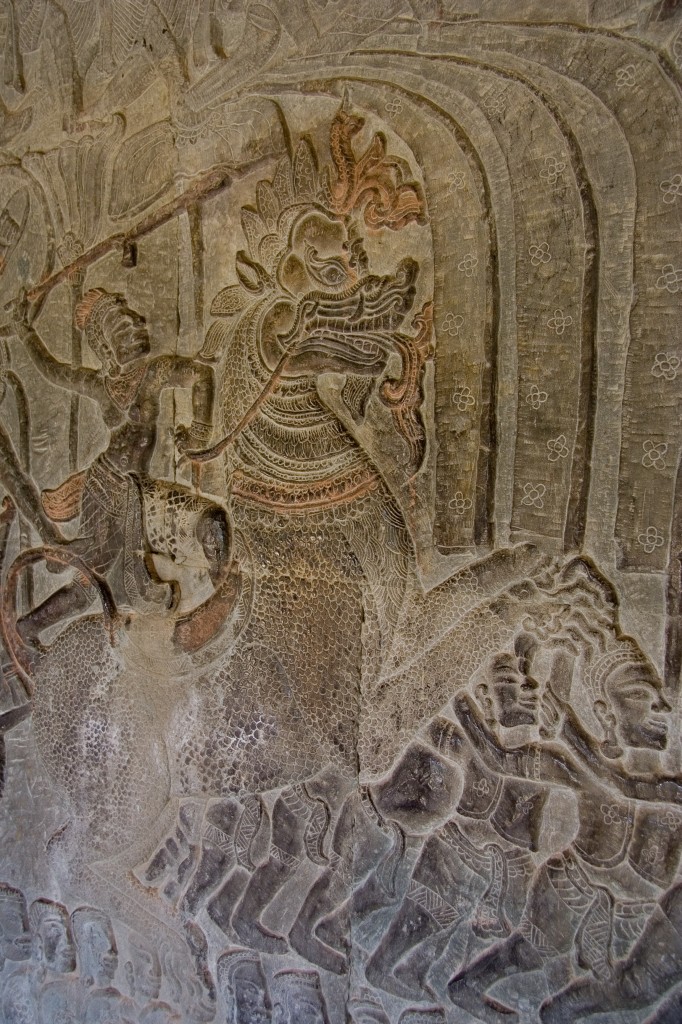 Relief carvings