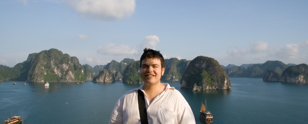 Chris at Ha Long