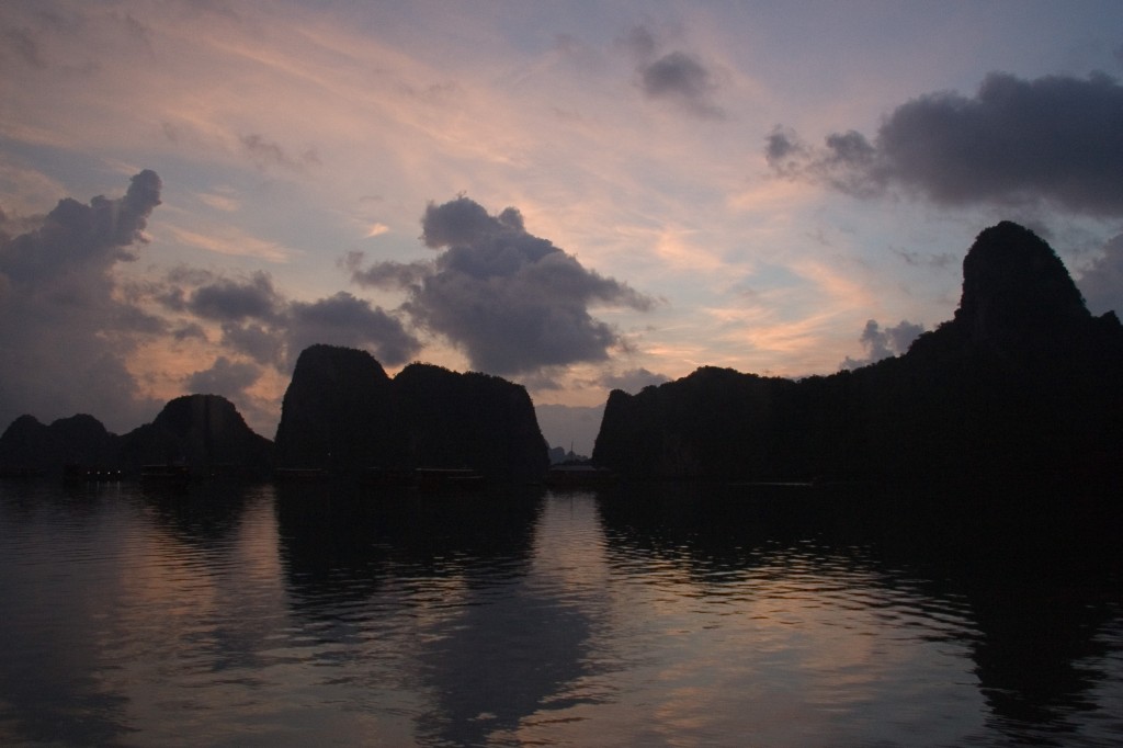 Waking up in Ha Long Bay