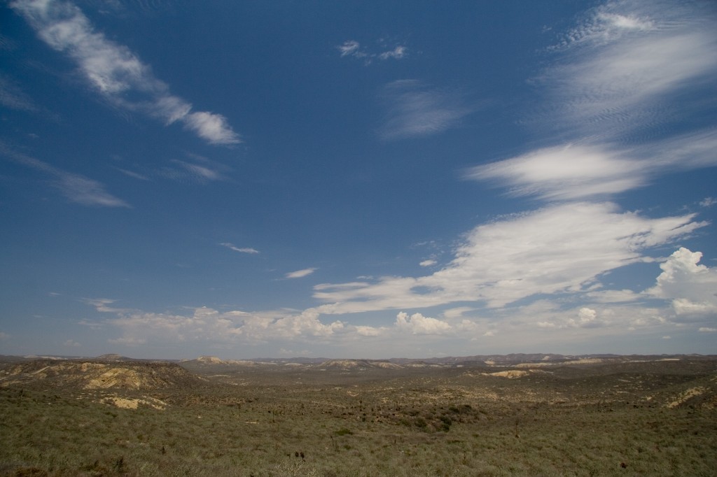 Highway 1, Baja sky