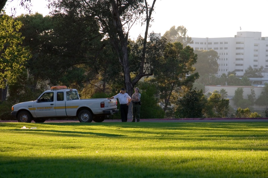 Jonny Law, aka Park security