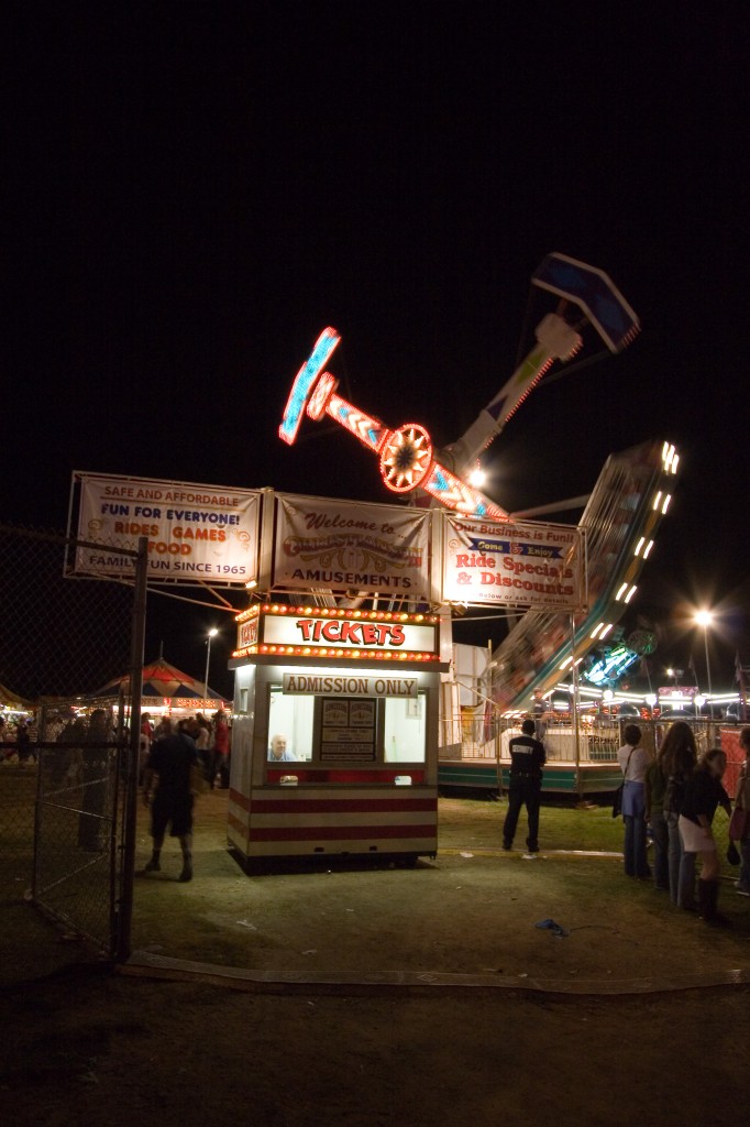 Adams Ave's temporary amusement park