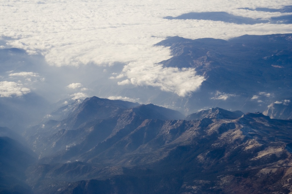 Clouds in the San Gabriel Mountains