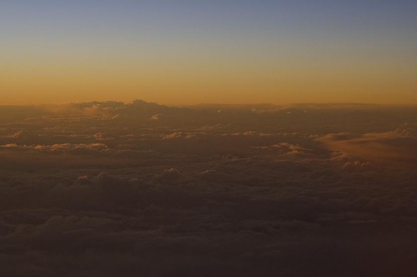 30,000 foot sunset