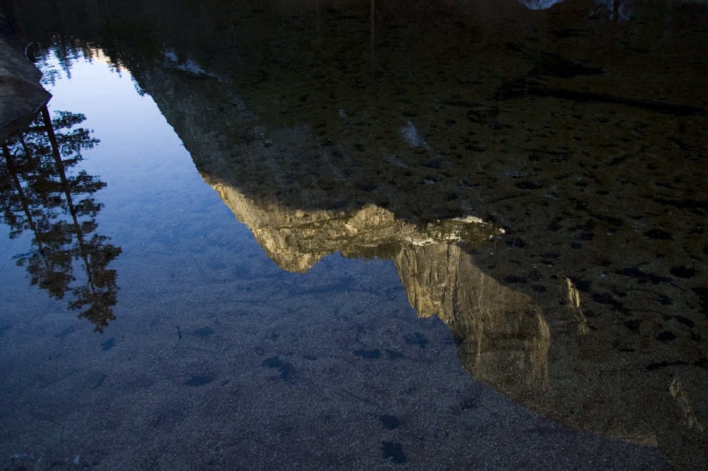 Ahwiyah Point and Half Dome reflected