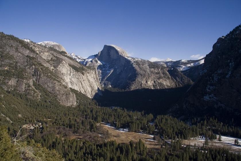 Yosemite valley from Columbia Rock