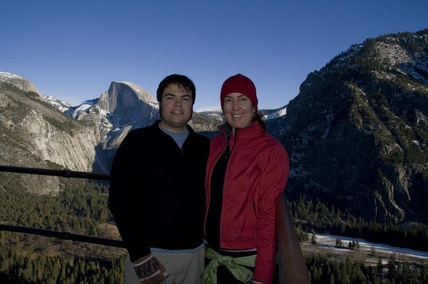 Chris and Anna at Columbia Rock