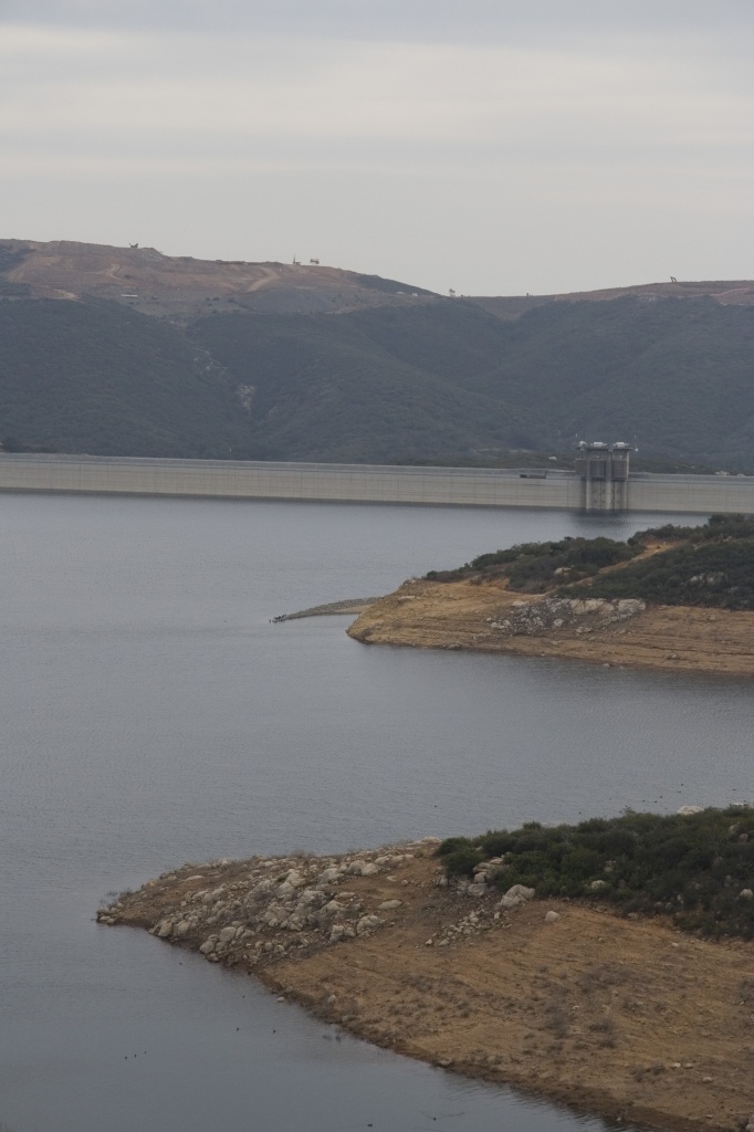 Olivenhain reservoir and dam (8 billion gallons)