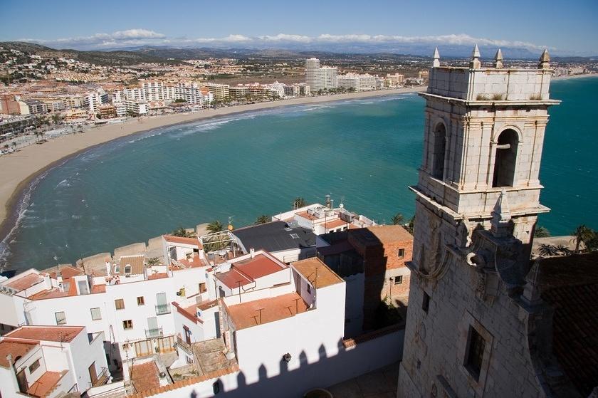 Looking down from Castell de Peñíscola