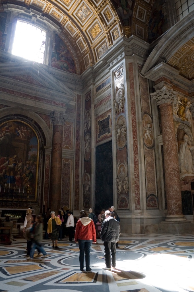 Window light in St. Peter's Basilica