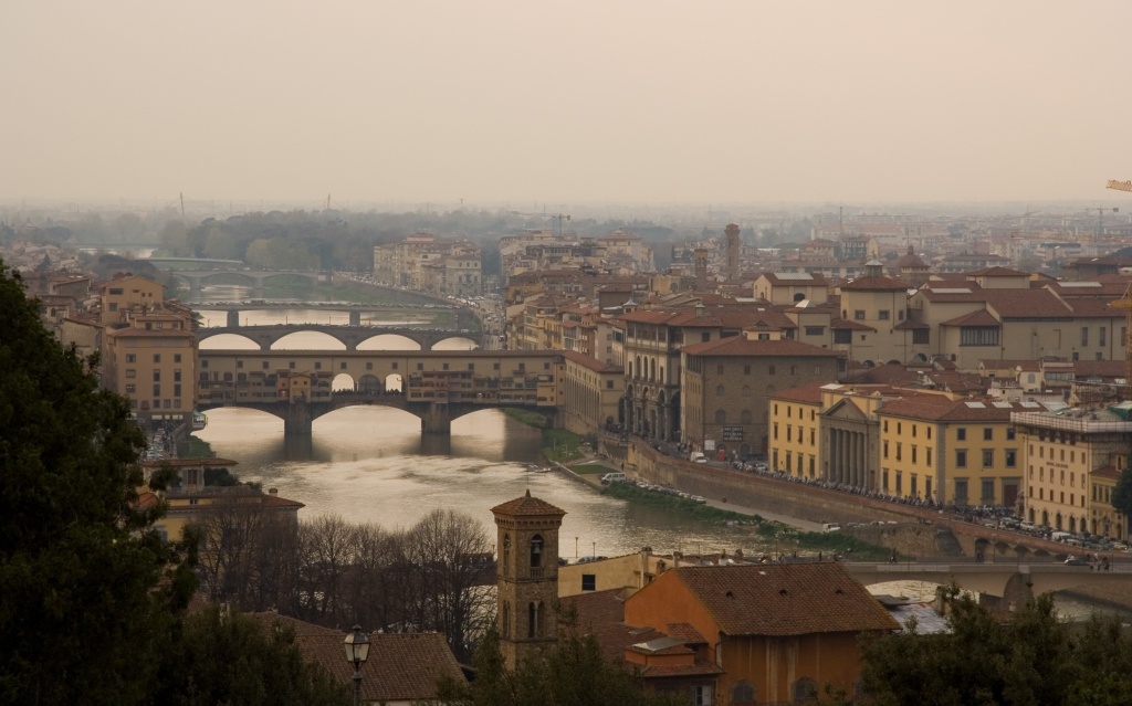 Bridges of Florence from Piazzale Michelangelo