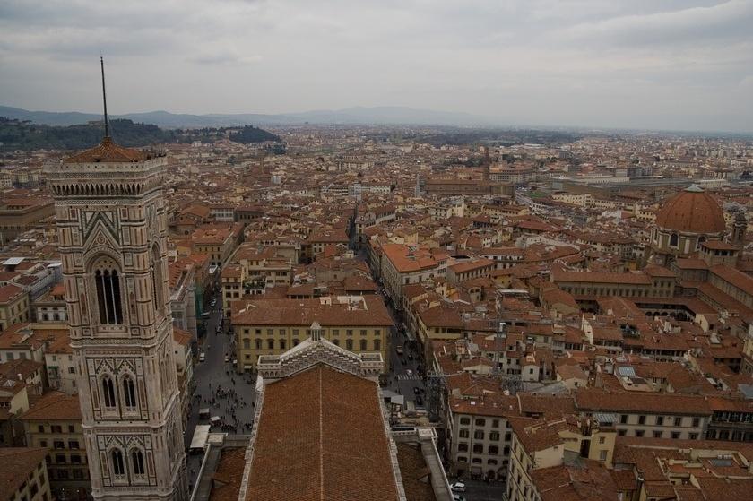 View from the top of the Duomo