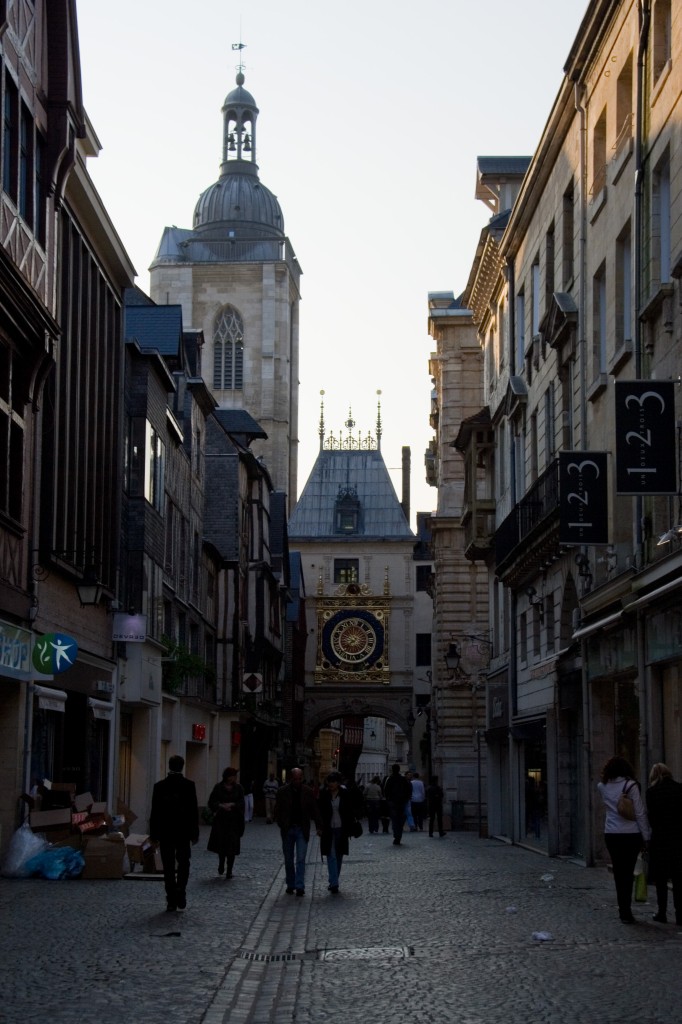 Gros Horloge street in Rouen