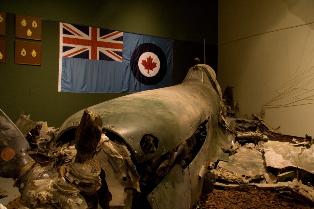 Spirfire crash at the Juno Beach Centre