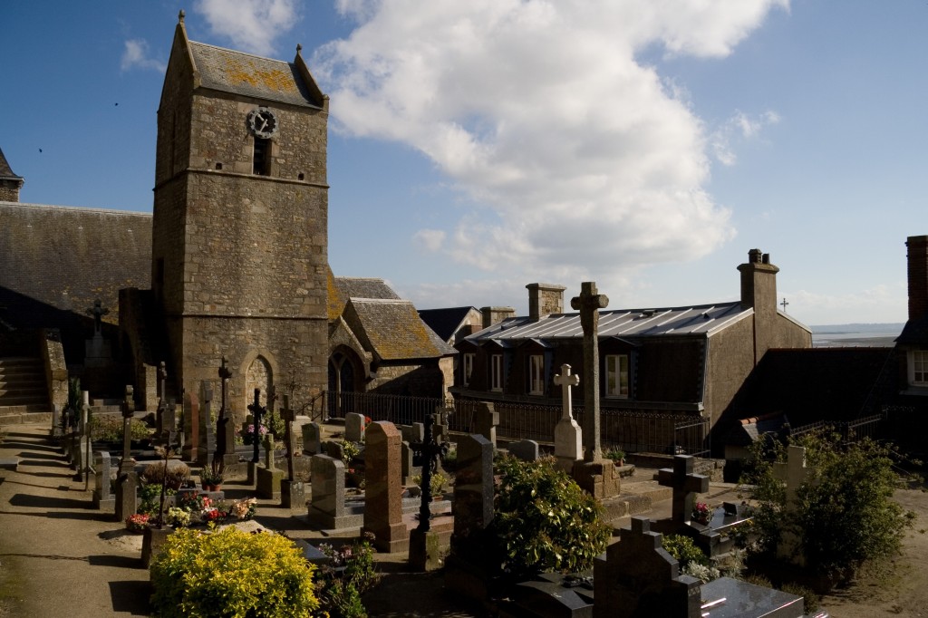 Mont Saint-Michel's graveyard