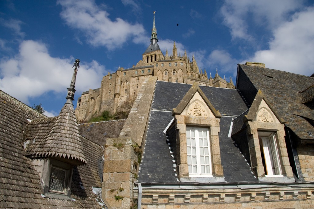 Mont Saint-Michel rooftops