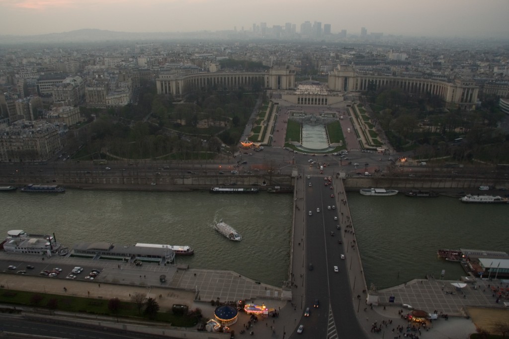 The Trocadéro from the Eiffel Tower