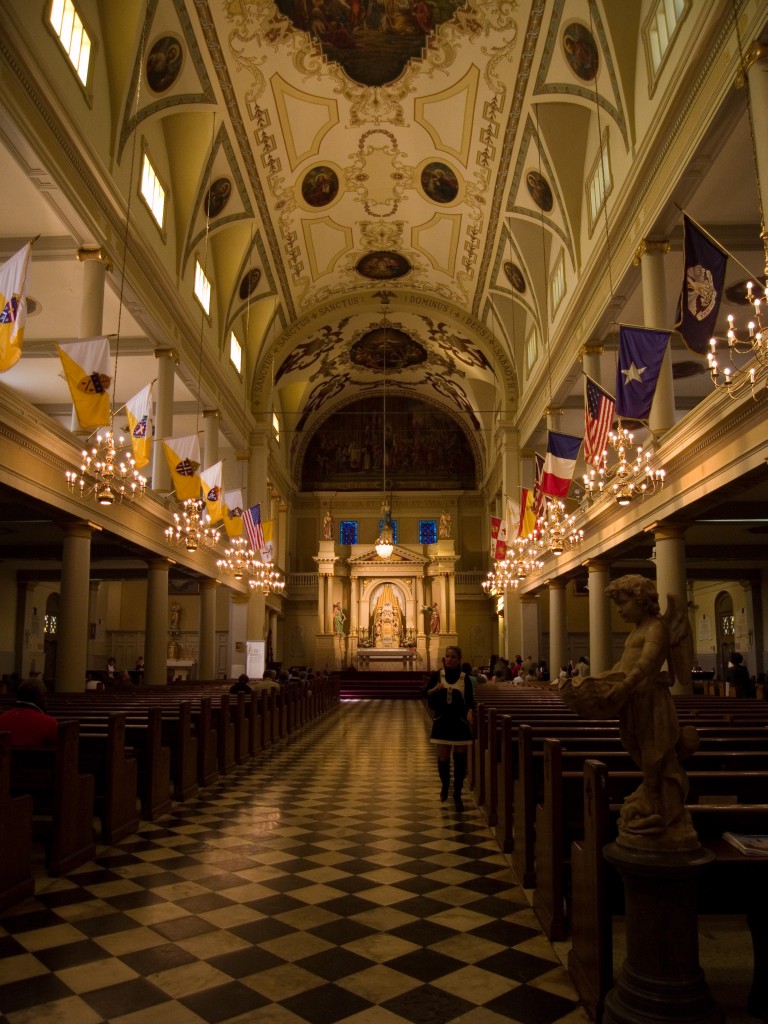 Inside Saint Louis Cathedral