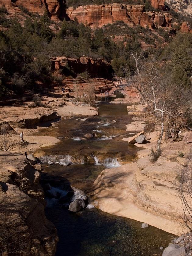 Slide Rock's falls