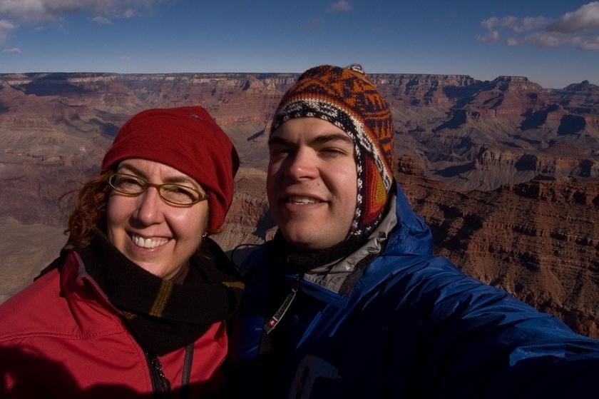 Anna and Chris at Mather Point