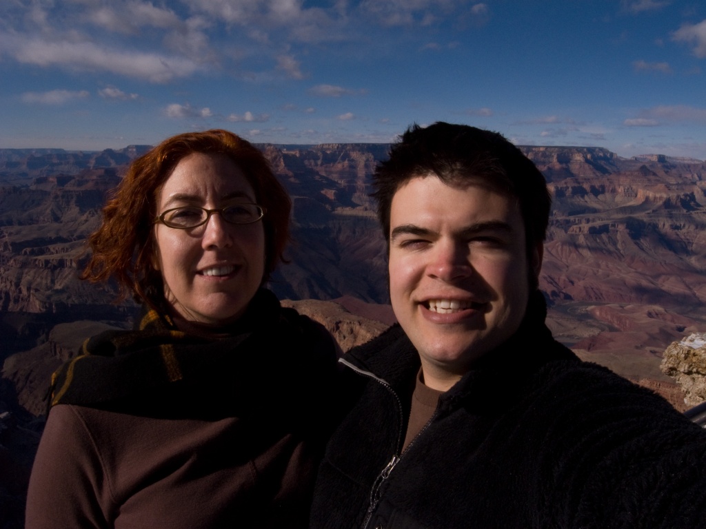 Anna and Chris at Lipan Point